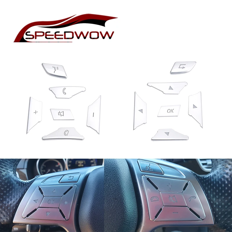 SPEEDWOW автомобильный переключатель рулевого колеса накладка наклейка для Mercedes Benz A