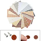 Самоклеящаяся декоративная пленка для мебели, 96 шт.лист из ПВХ, 15 мм, крышки для шурупов, наклейки для деревянного рукоделия, украшение для стола, шкафа