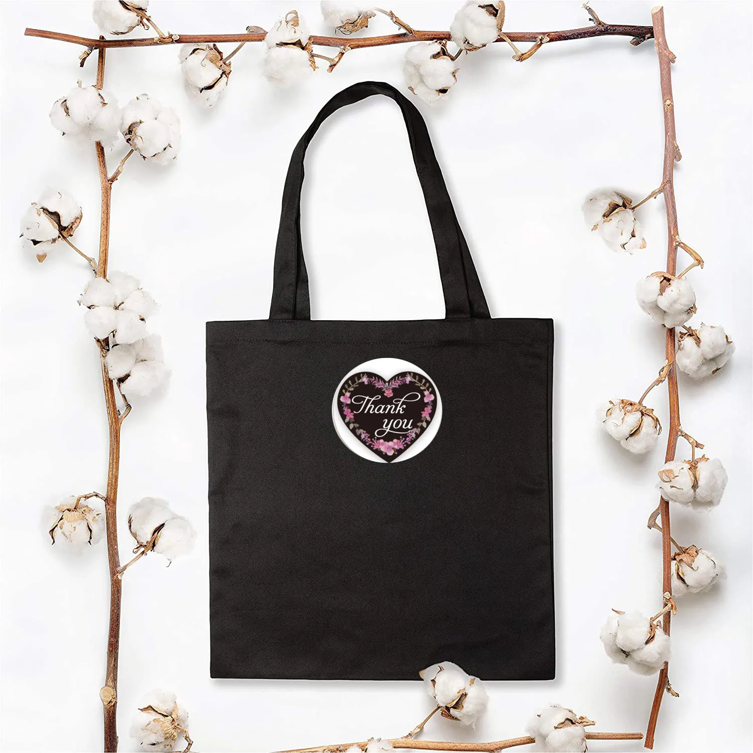 

Qiduo 500pcs Heart Thank You Stickers Wedding Festival Party Favors Paper Decorative Sticker Envelope Package Seal Label Sticker