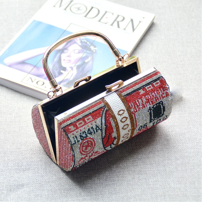 Креативная коробка с цепочками женские сумки через плечо дизайнерский чехол