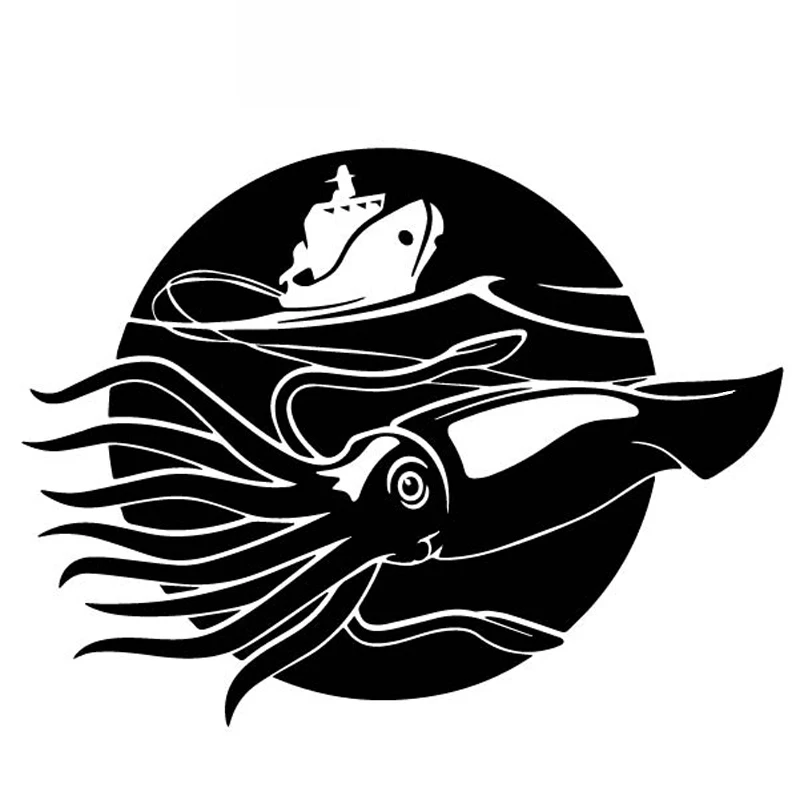 Креативные наклейки для кальмаров модные декоративные персонализированные ПВХ