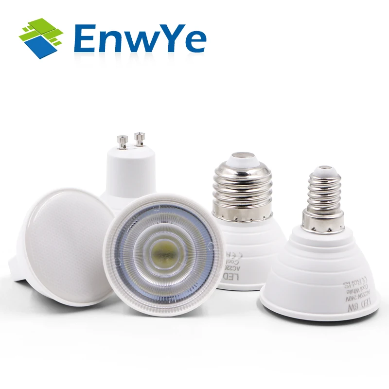 10 шт. E27 E14 MR16 gu5.3 GU10 светильник светодиодный лампы 220V 240V Светодиодный Точечный 48 60