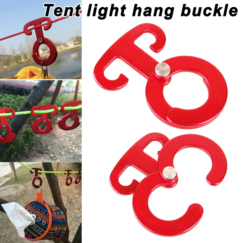 Горячая палатка ветряная веревка Пряжка Т образное кольцо крючки вешалки