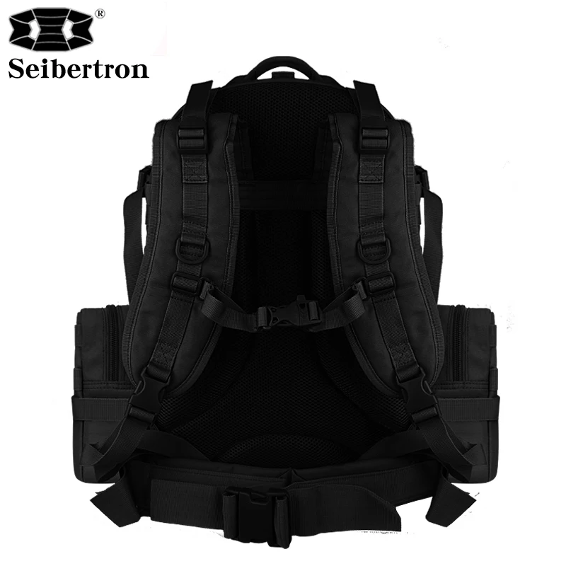 Seibertron 50L Molle Высокая емкость Водонепроницаемый Mochila Militar Тактический штурмовой