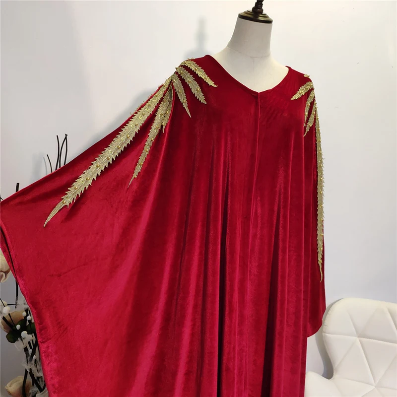 Velvet Abaya Kimono Terciopelo Mujer Hijab Muslim Dress Women Turkish Dresses Islam Clothing Saudi Caftan Dubai Kaftan Djellaba