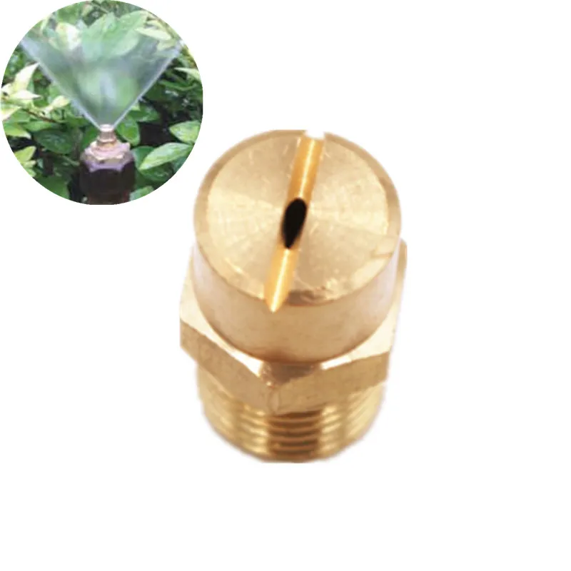 

Fast Shipping 1PC 1/4" Misting Sprinkler Slot Type Nozzle Brass Male Thread For Garden Lawn Irrigation Watering Fittings