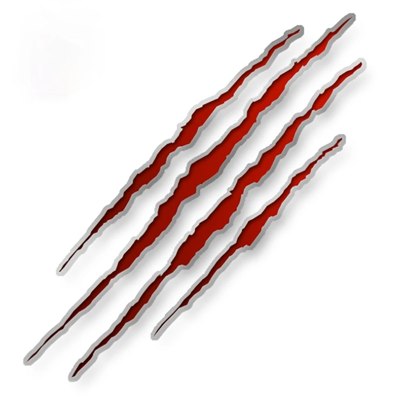 Креативная стильная наклейка для автомобиля дневная кровавая маркировка