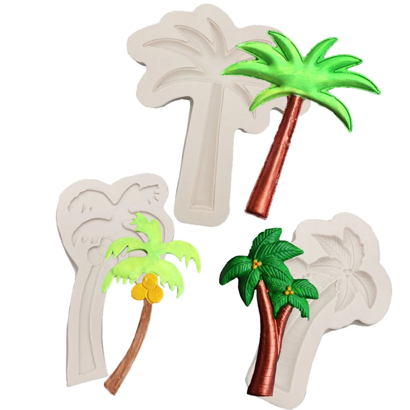 Силиконовая форма для кокосового дерева инструмент украшения тортов