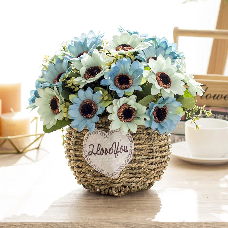 Американский пасторальный стиль моделирование белье в горшках искусственные