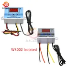 W3002 DC 12V 24V AC 110V-220V цифровой светодиодный регулятор температуры ler 10A, термостат, переключатель управления с датчиком зонда W3002