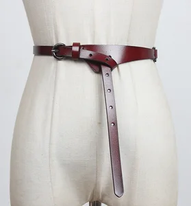 2020 ремень Iregular из натуральной коровьей кожи, женский тонкий пояс-корсет с бантом, роскошная металлическая пряжка пояс для платья, аксессуары