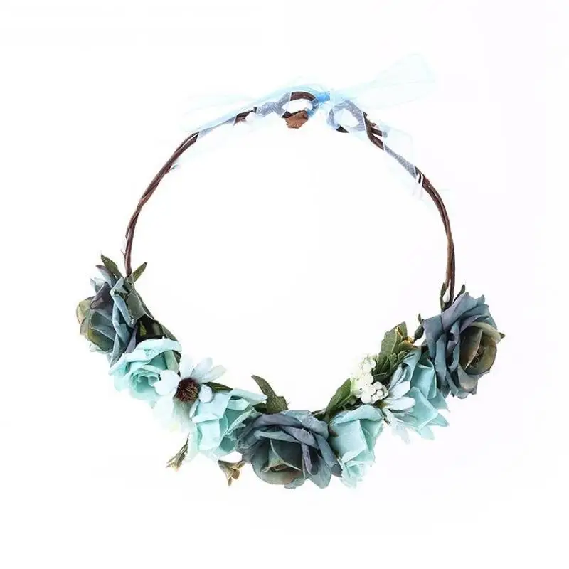 Женский цветочный ободок Свадебный аксессуар для волос с цветами| |