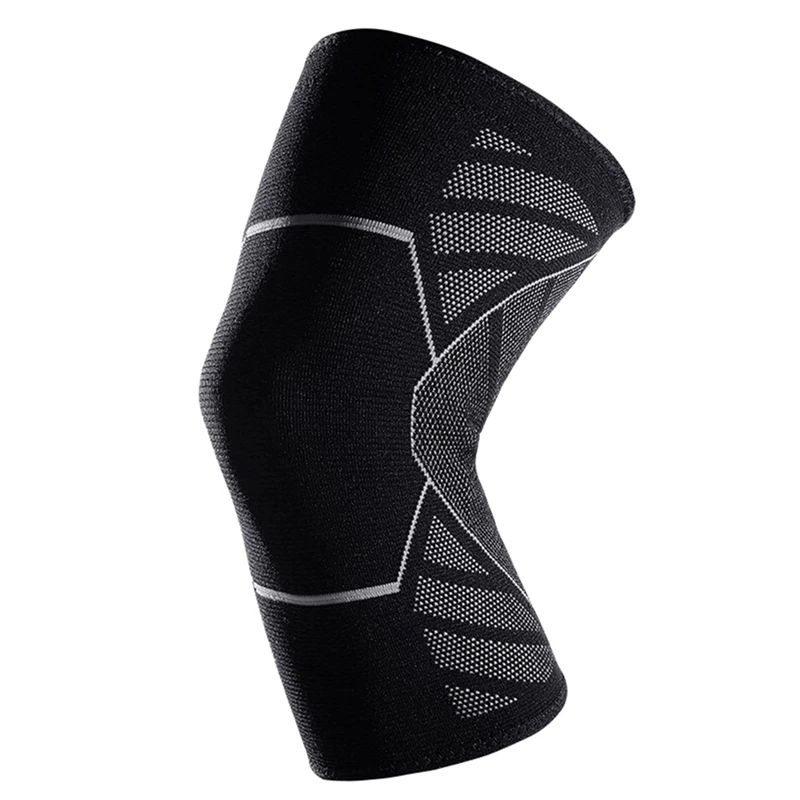 

Fitness Running Cycling Knee Support Braces Elastic Polyester Sport Compression Knee Pad Sleeve for Basketball