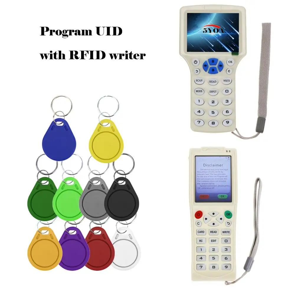 RFID-брелок UID сменный 1k 13 56 МГц IC S50 блок 0 сектор записываемый смарт-кольцо брелок