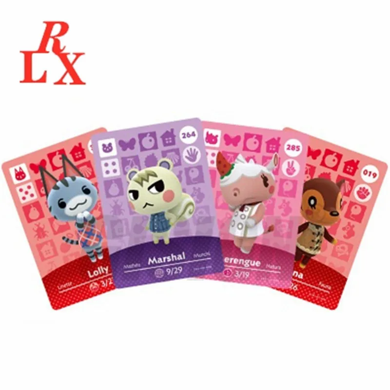 

Leave Message 50Pcs Animal Croxxing New Horizons Hot Lucky Fauna Stitches NFC Villagers Game Cards Ntag215 Tags WiiU Switch 3DS