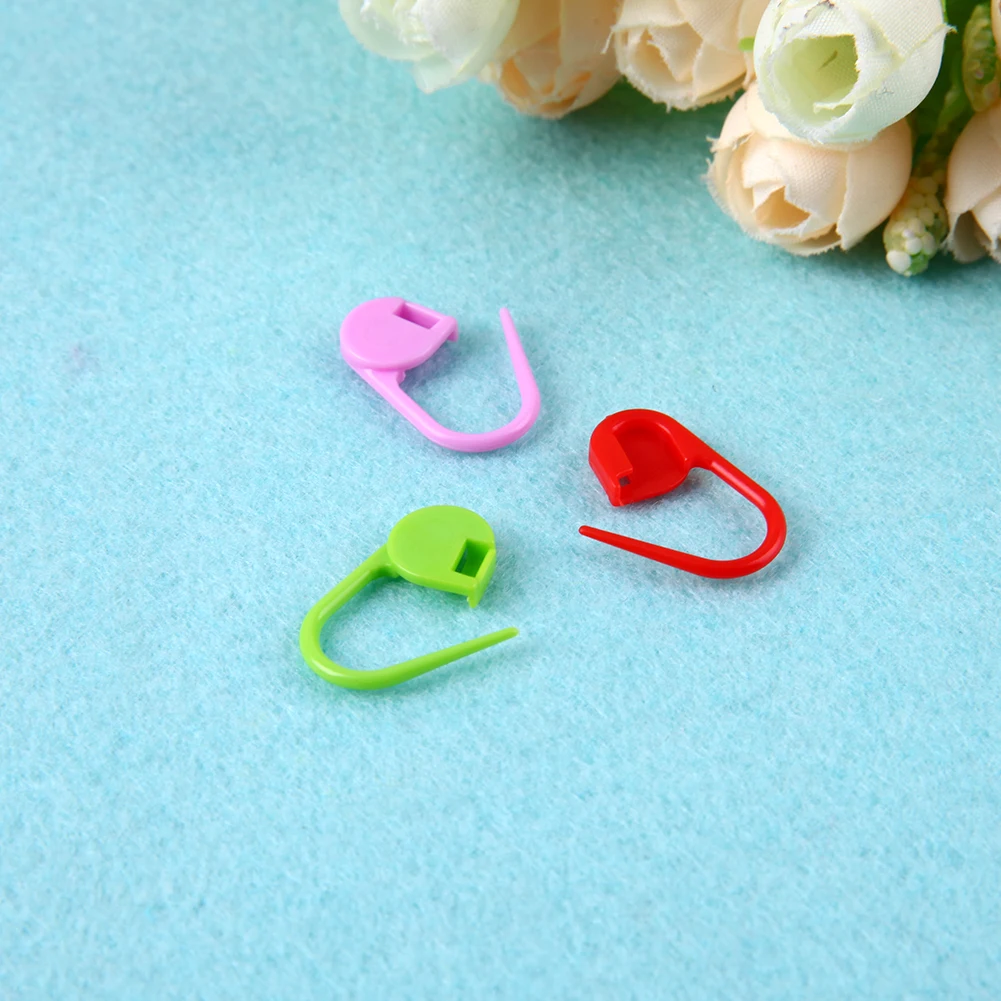 120 шт./компл. мини вязаная одежда смешанные цвета запирающиеся стежки маркеры |