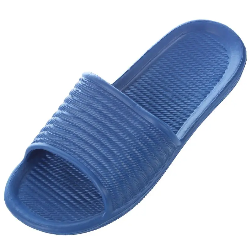 Мягкие мужские Тапочки для ванной сандалии обувь Вьетнамки цвет темно синий