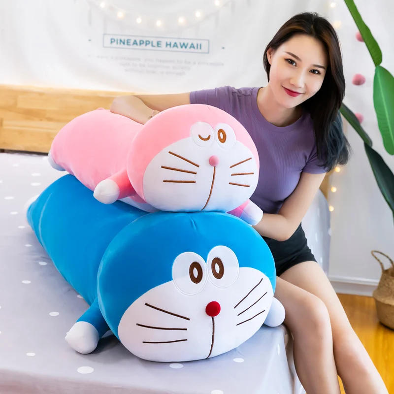 

Милые плюшевые игрушки Doraemon, мягкие Мультяшные животные, лежащая кошка, плюшевые мягкие игрушки для детей, подушка, подарок, украшение для д...