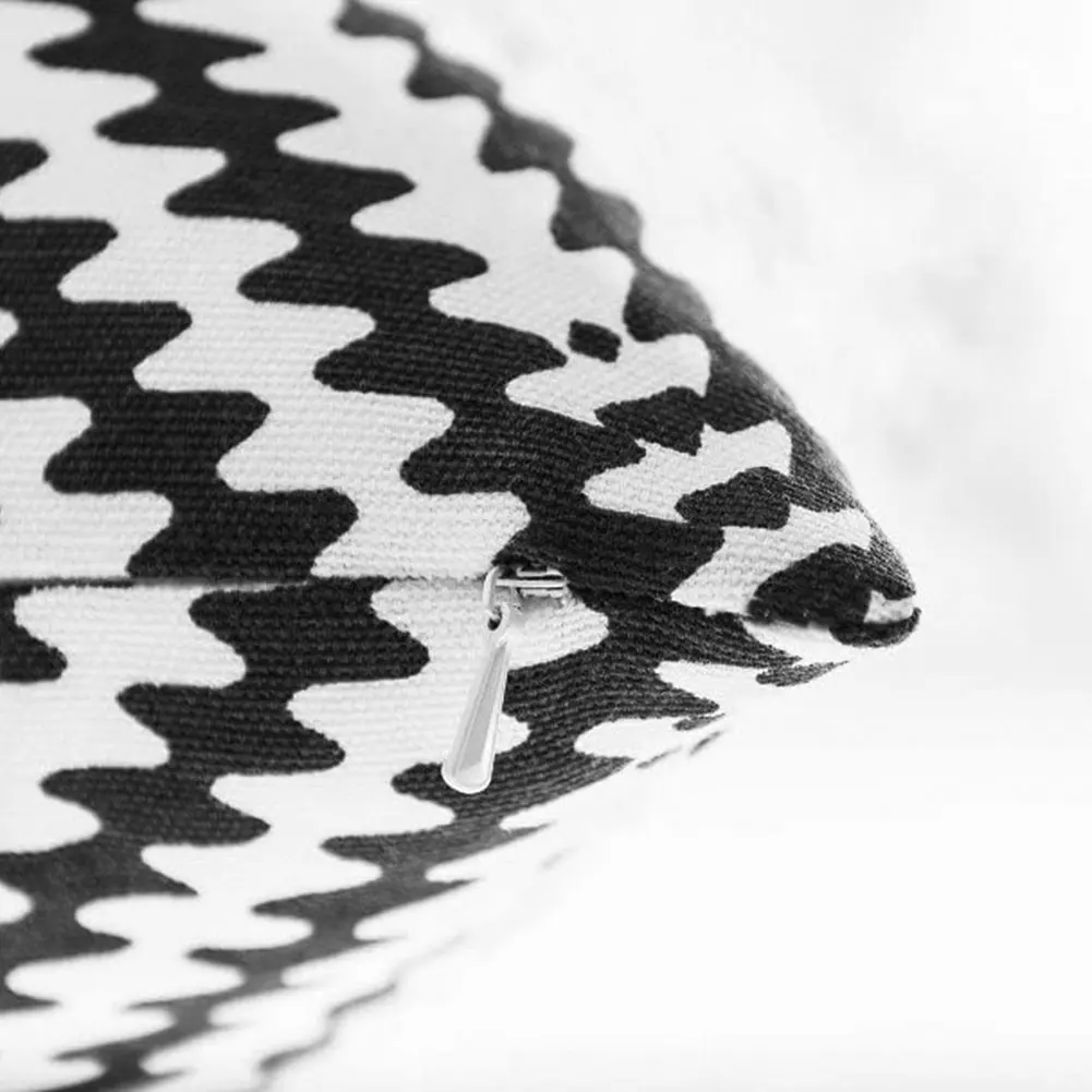 

2PCS 45x45cm Modern Geometry Cushion Cover Strips Pattern Cotton Linen Square Throw Pillow Case Home Decor Sofa Decorative