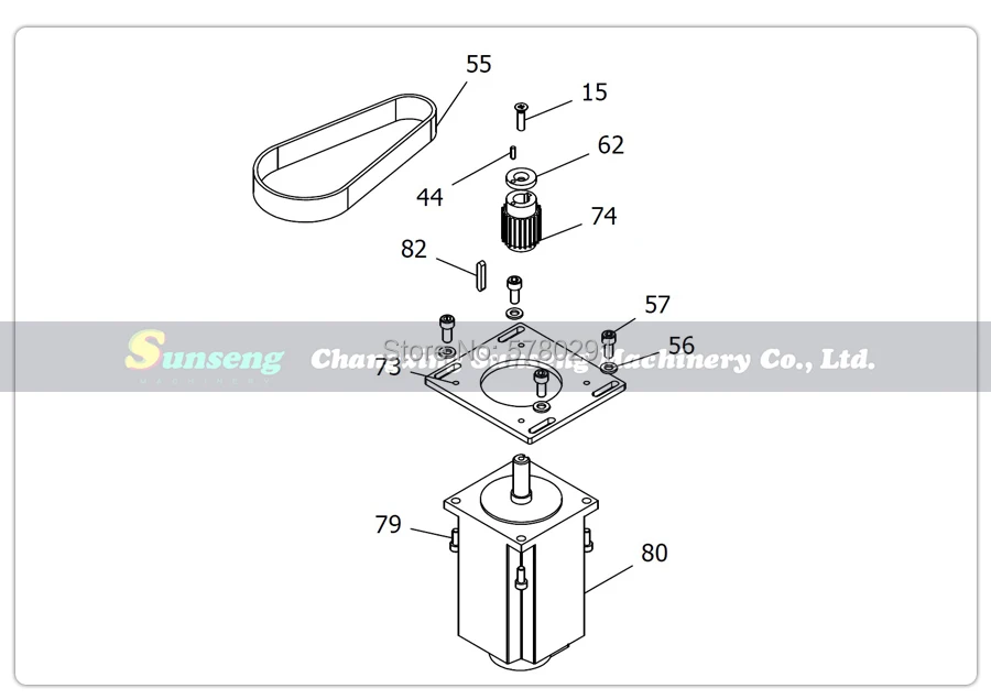 Мотор de CC грех escobillas 220v W80-750W Зиг SX2.7.1-80 5000 об/мин JET JMD-X2S fresadora |