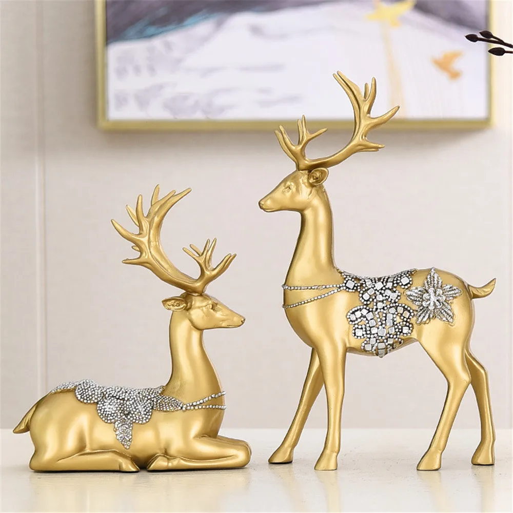 Европейский стиль для влюбленных олень цветные поделки креативное украшение