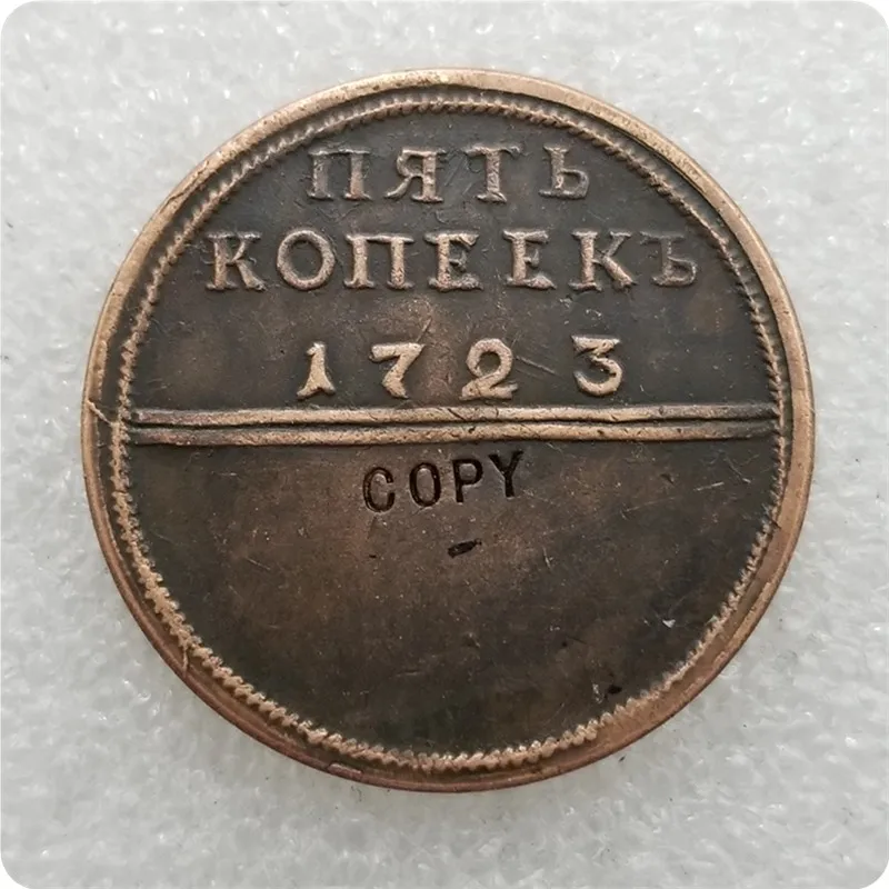 1723 Россия медная монета КОПИЯ памятные монеты-копия монет медаль коллекционные