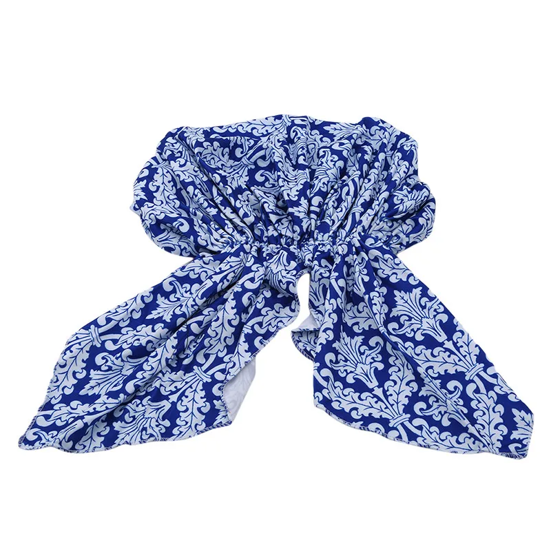 Модный женский головной платок с оборками раньше тюрбан головные шарфы