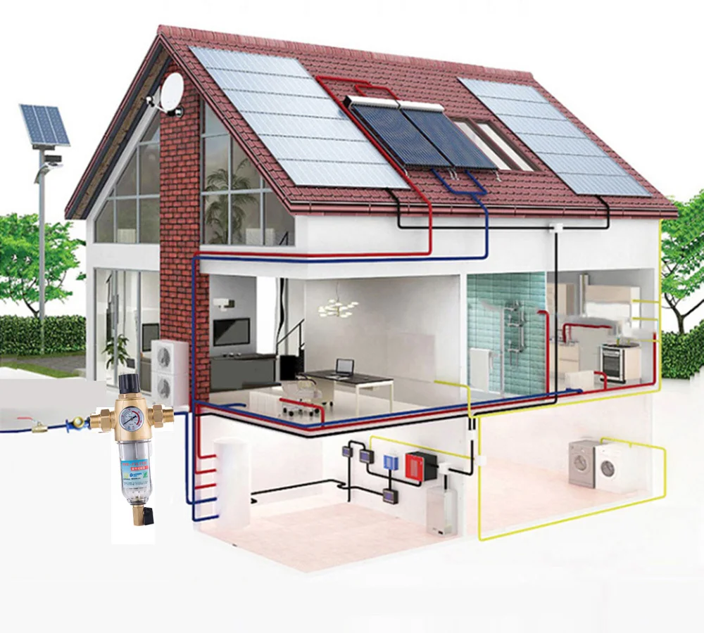 1 дюйм 3/4 &quotсоединительная муфта сифон обратного мытья фильтр регулируемый