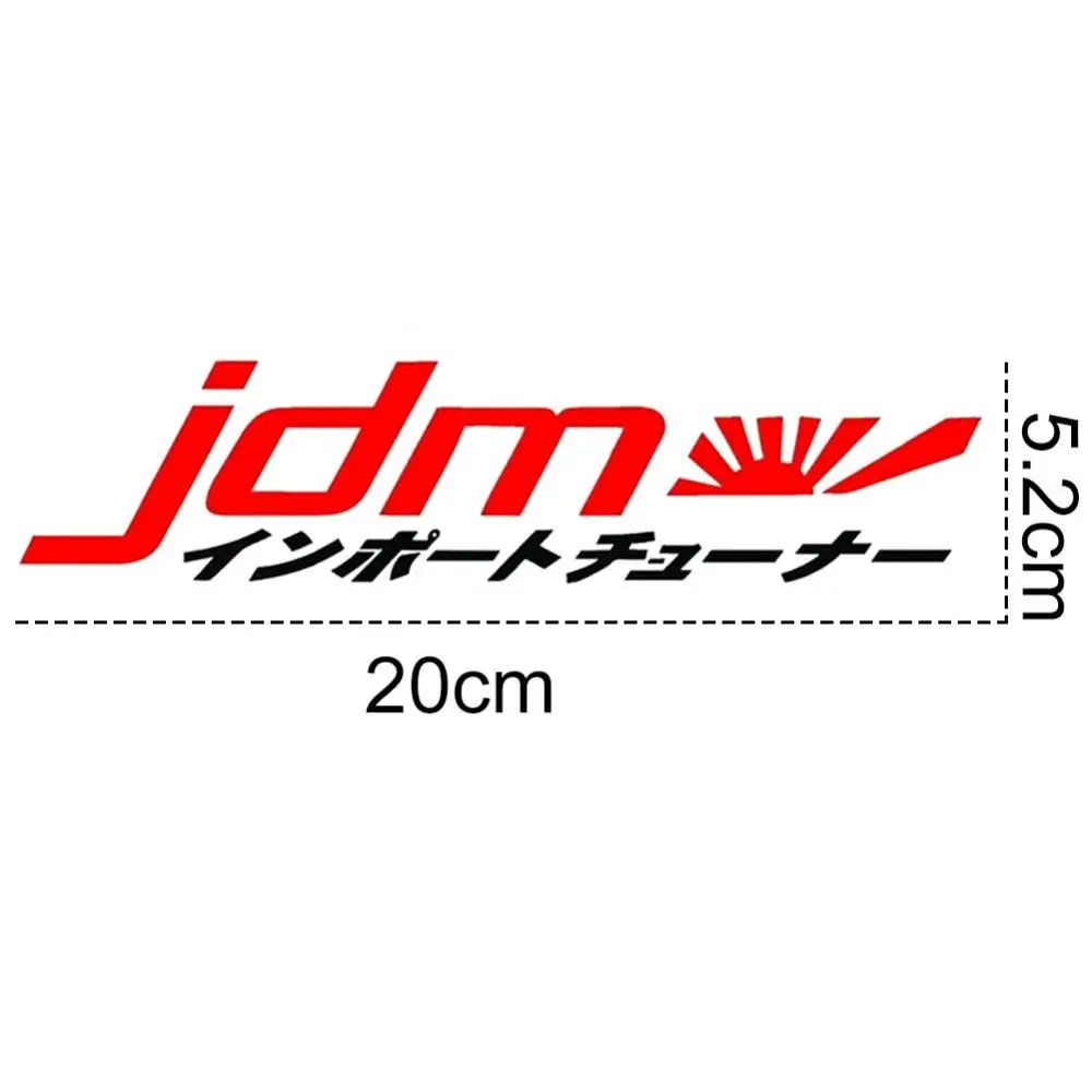 

50% Dropshipping!!JDM Japanese Word Car Vehicle Body Window Reflective Decals Sticker Decoration