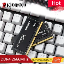 Kingston HyperX Impact ram SODIMM DDR4 8gb 16gb 32gb 2666Mhz 3200MHz Gaming Memory 1.2V 260-Pin Memoria Ram for Notebook