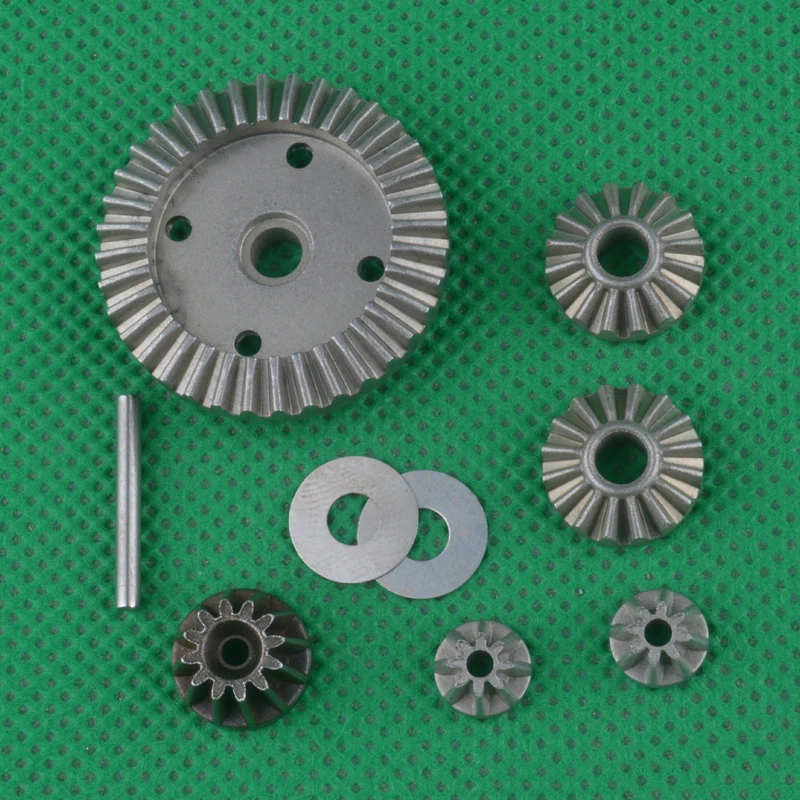 

HBX 16889A 16889 SG1601 SG1602 1/16 RC Car Spare Parts Upgrade metal differential gear Pinions+Drive Gear M16103