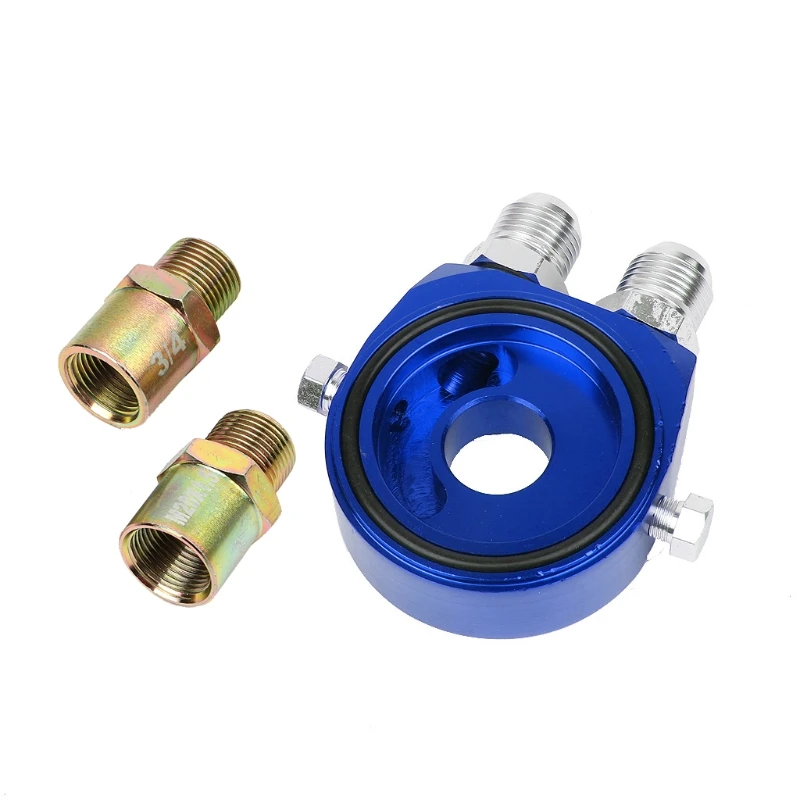 Car Universal Oil Filter Sandwich Adapter For Cooler Plate Kit AN10 Aluminum Filters Part Provide direct installation | Автомобили и