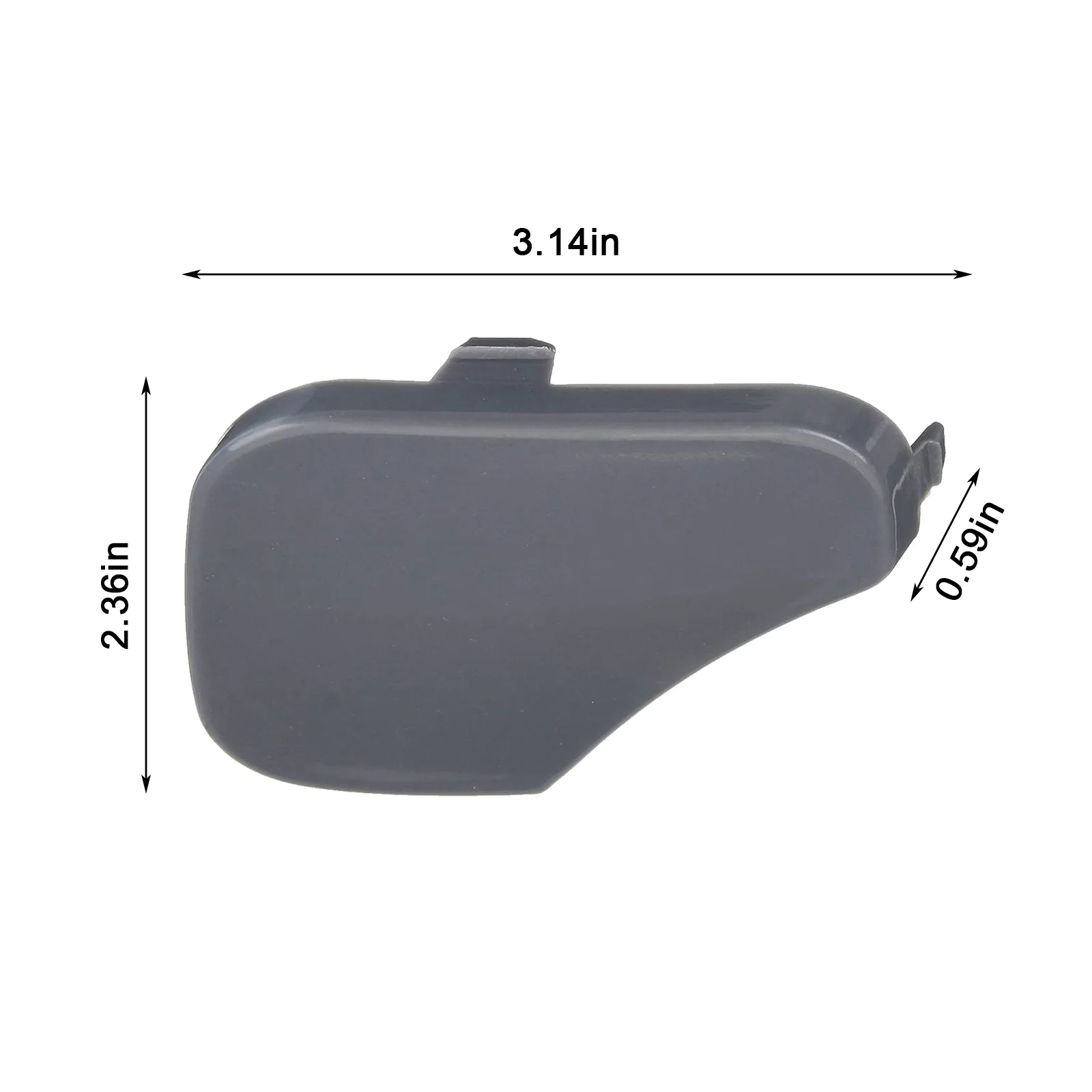 Прочный ABS передний бампер буксировочный крючок крышка для FORD For FIESTA MK6 2005 2006 2007 2008