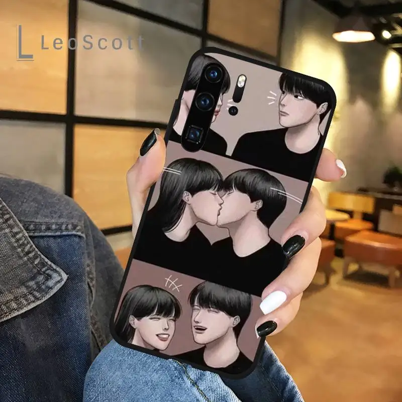 

Funny sweet beautiful couple Phone Case For Huawei honor Mate P 9 10 20 30 40 Pro 10i 7 8 a x Lite nova 5t cover funda coque