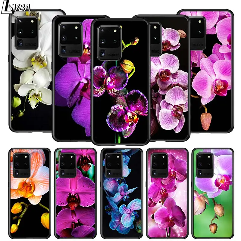

Orchid Flowers Colorful for Samsung S20 FE Ultra Plus A91 A81 A71 A51 A41 A31 A21S A11 A72 A52 A42 A32 A12 A02S Phone Case