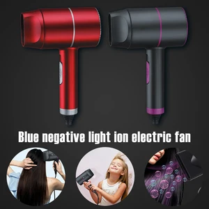 Профессиональный фен для салона, сушилка с горячим и холодным воздухом и сисветильник светом, отрицательный ионный фен, сушилка для волос 2000 Вт, фен для волос