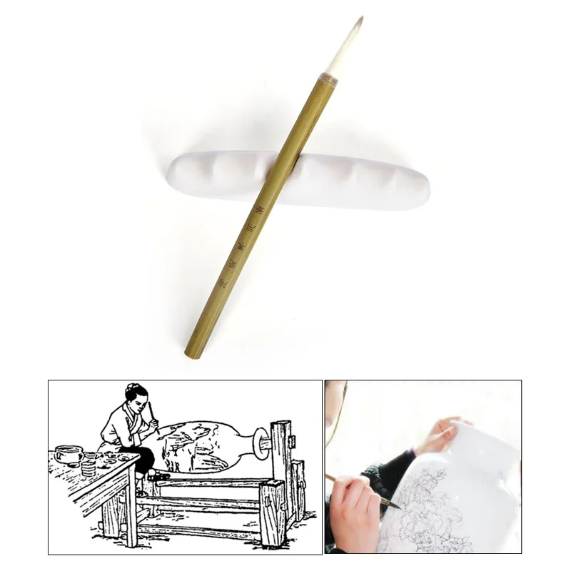 Кисть для письма керамические инструменты овчина ручка рисования пастели