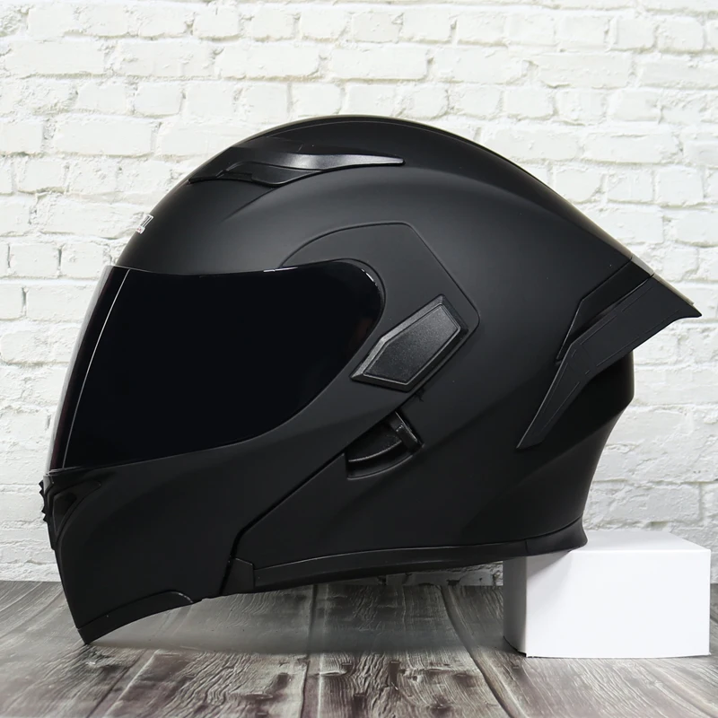 Модульный мото rcycle шлем флип анфас гоночный шлем cascos para мото двойной объектив может быть оснащен Bluetooth capacete DOT - Цвет: 17
