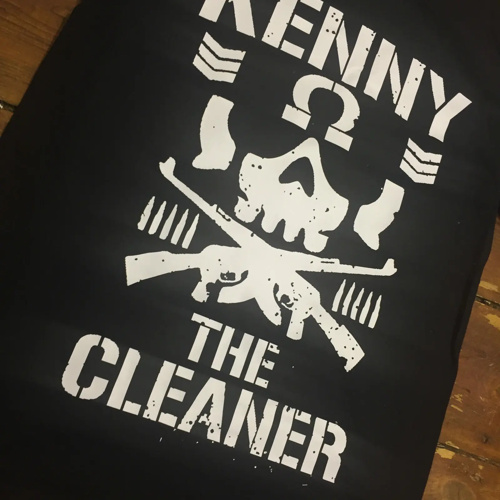 

Summer style Kenny The Cleaner bone soldier Graphic t-shirt Cotton O NECK short sleeved t shirt leisure top tee tshirt