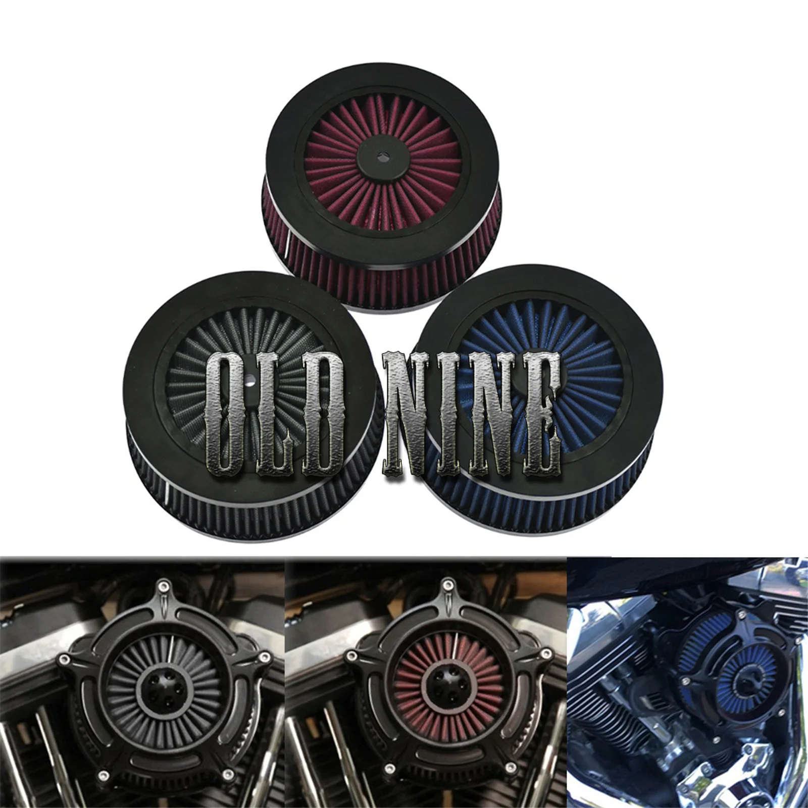 Сменный Воздухоочиститель для мотоциклов фильтр системы впуска воздуха