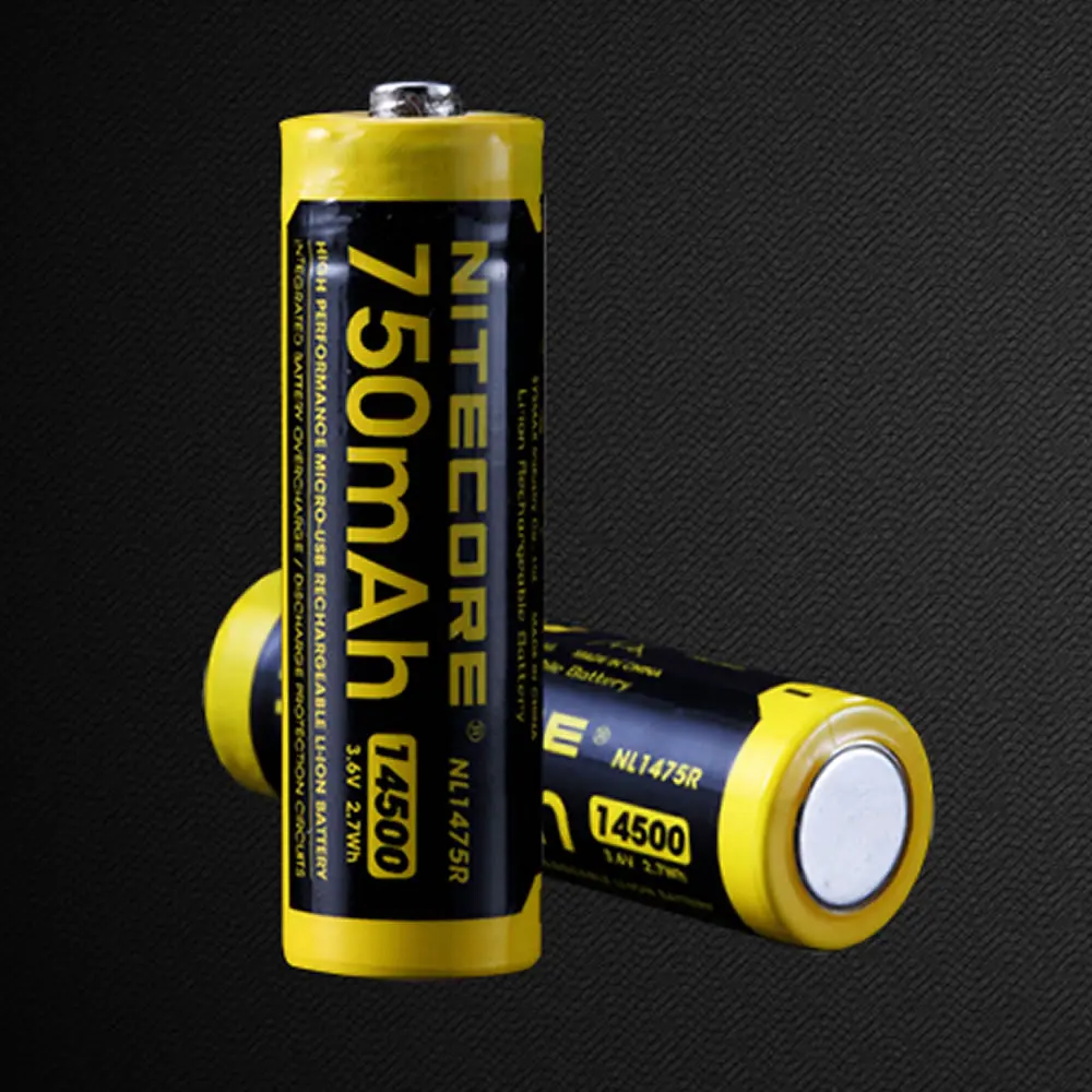 2021 NITECORE NL1475R 750mAh14500 высокая производительность с эффектом приближения c зарядкой