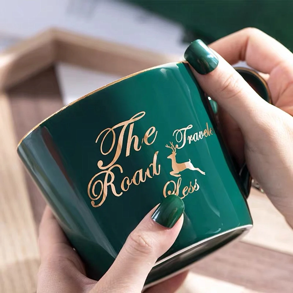 Европейские кофейные кружки креативная керамическая чашка для молока и чая пары