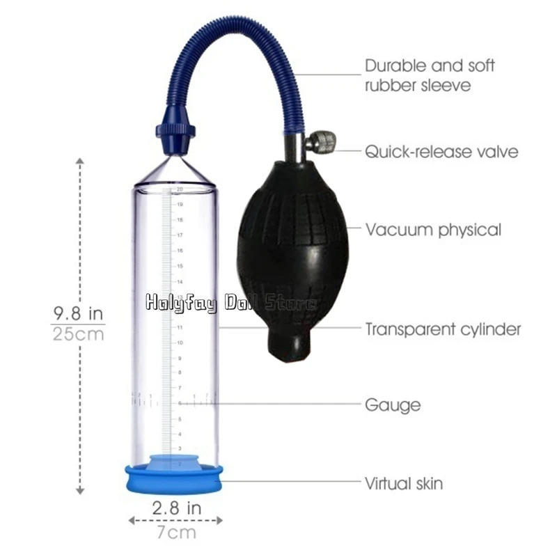 Удлинитель пениса вакуумный насос для увеличения мужского члена сексуальные