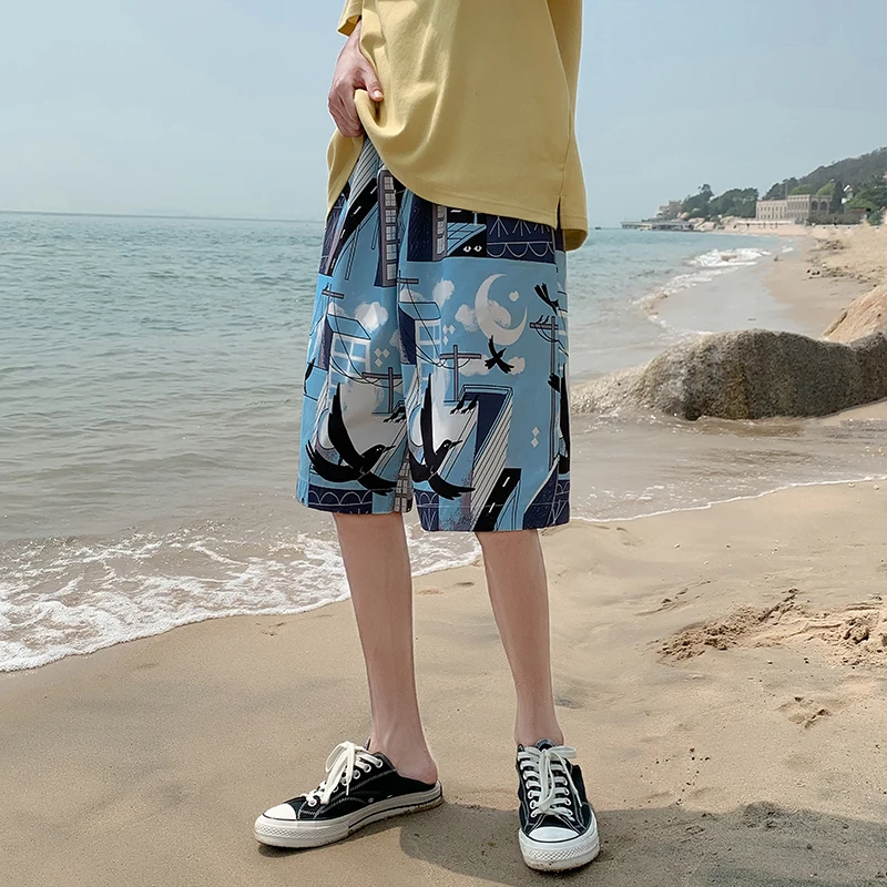 

2021 Summer Sports Fitness Shorts Men's Basketball Game Training Running Casual Loose Quick-Drying Five-Point Pants