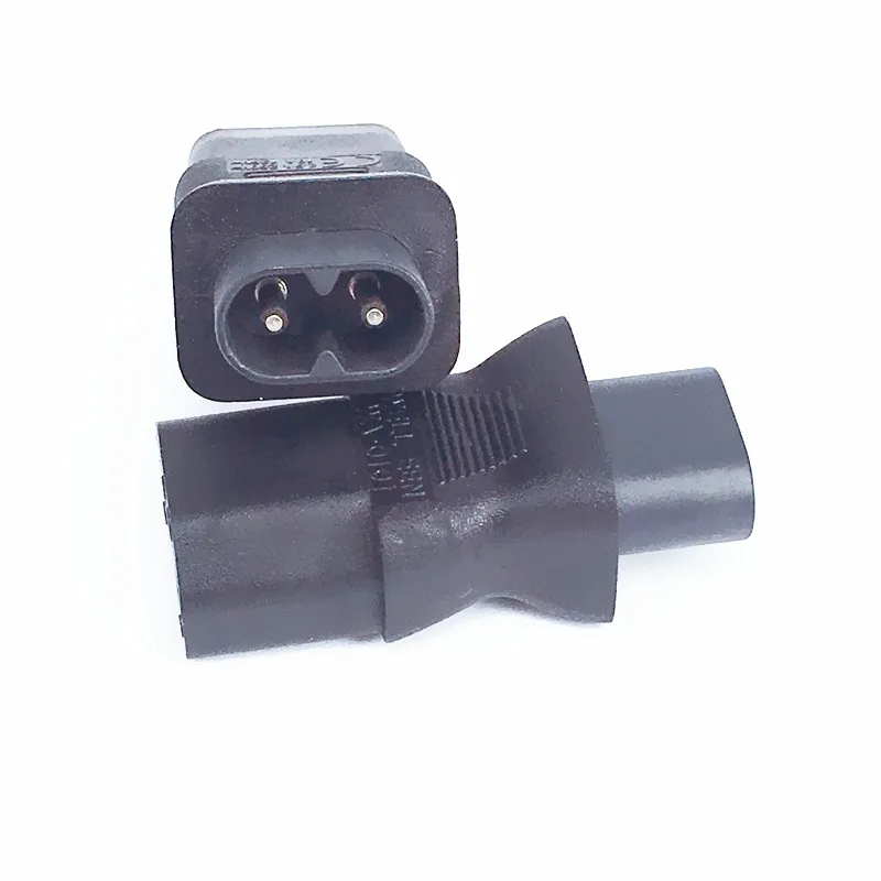 Адаптер питания IEC 320 C8 папа к C13 3Pin мама c8 2Pin папа| |