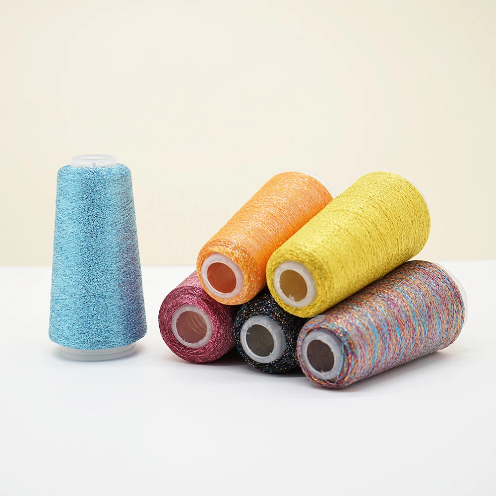 50 г/шар 2000 метров металлическая шелковая нить цвет золото тонкая пряжа для