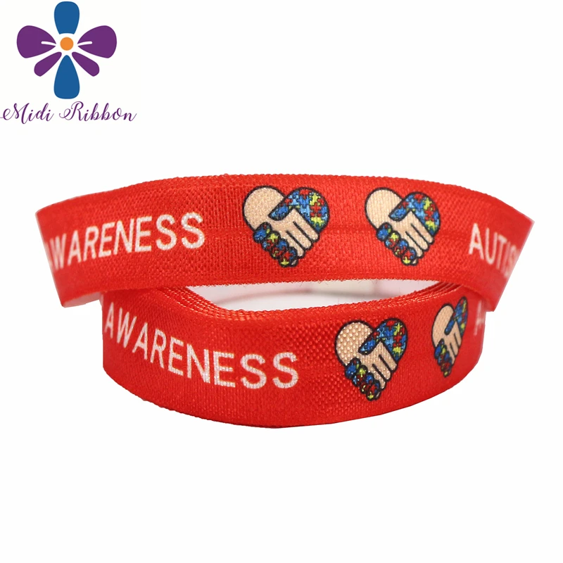 5/8 &quot16 мм мультяшный олень Кот Санта Клаус напечатанный на резинке лента Радуга