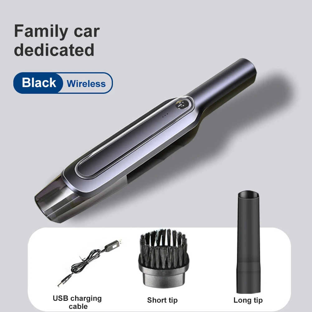 

Car Vacuum Cleaner 8000pa Handheld Wireless/Wired Charging Cleaner Portable Strong Suction Big Power Cleaner For Home Car