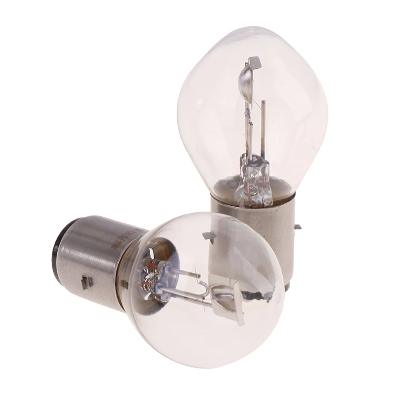 

2 Halogen Headlamp Bulbs Atv Moped Lights 12v 35w B35 Ba20d Motor Halogen Bulbs Lights And Indicators