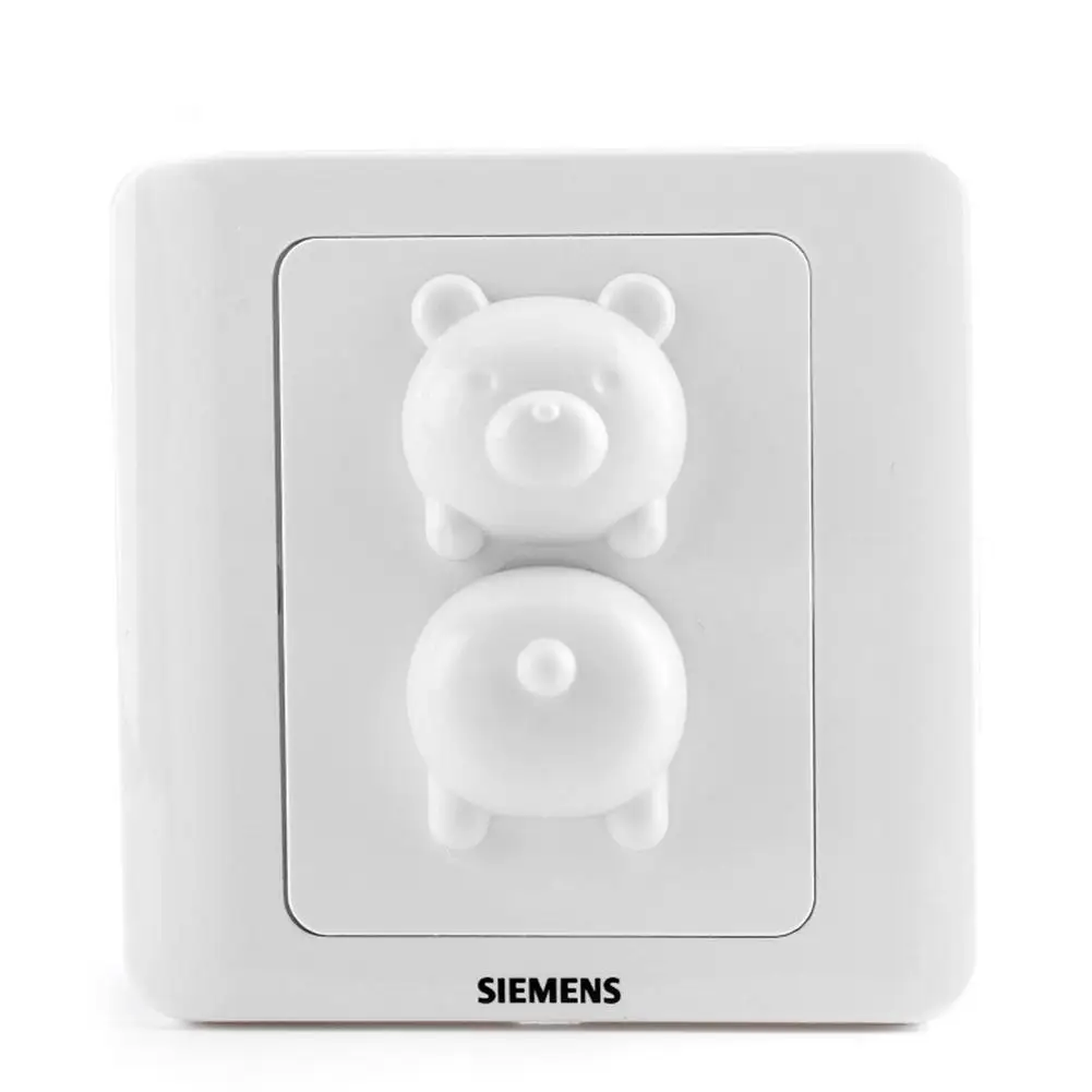 Kuulee 6pcs Power socket cover Cap Baby Cute Animal Piggy Shape Plug Protector Security Cover Shock Protection | Мать и ребенок